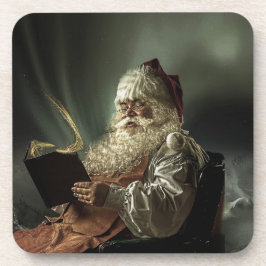 Porta-copo Imagem antiga da magia do Papai Noel dos feriados