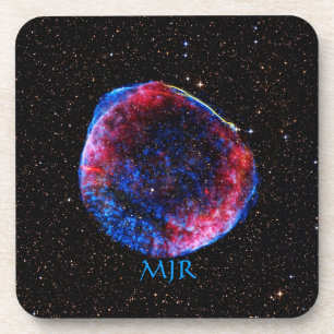 Porta-copo Imagem de espaço Monograma Supernova Mais Brilhant