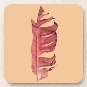 Porta-copo Imagem original de desenho de folha fina