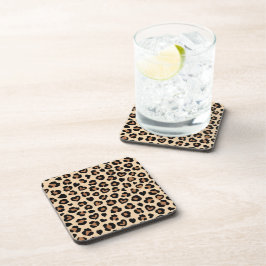 Porta-copo Impressão Animal, Leopardo Castanho, Manchas de Ch