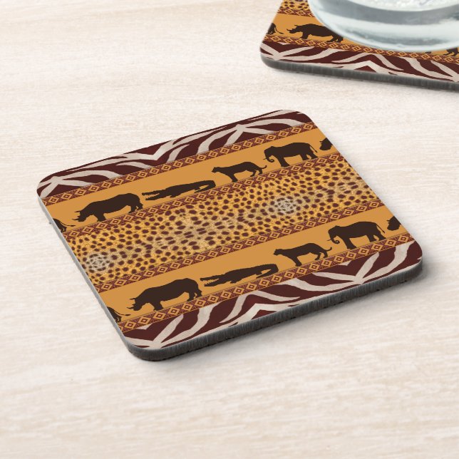 Porta-copo Impressão Animal Moderna Tribal African Cheetah (Left Side)