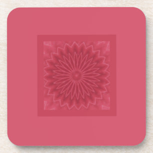 Porta-copo Impressão Artística Decorativa de Flor Rosa de Des