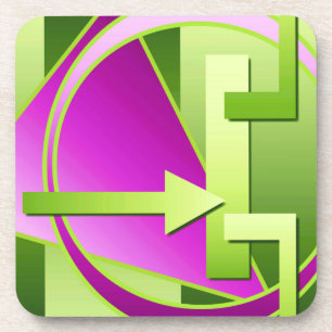 Porta-copo impressão de arte digital "Diagrama de Circuito",