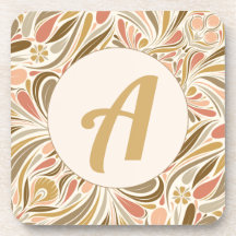 Impressão de Boho Colorido com Monograma Retroativ