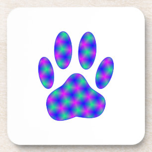 Porta-copo Impressão de Paw Cósmico