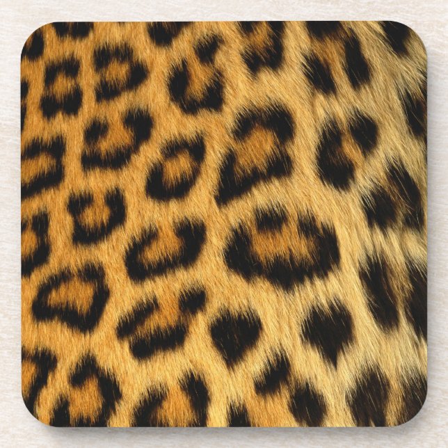 Porta-copo Impressão de peles de leopardo (Frente)