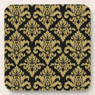 Porta-copo Impressão decorativo do Tecido do Damasco
