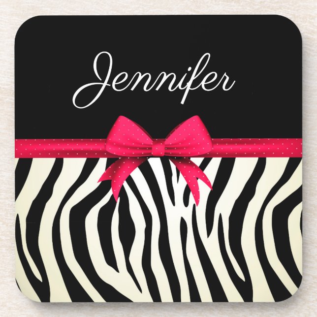 Porta-copo Impressão Zebra (Frente)