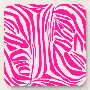 Porta-copo Impressão zebra rosa
