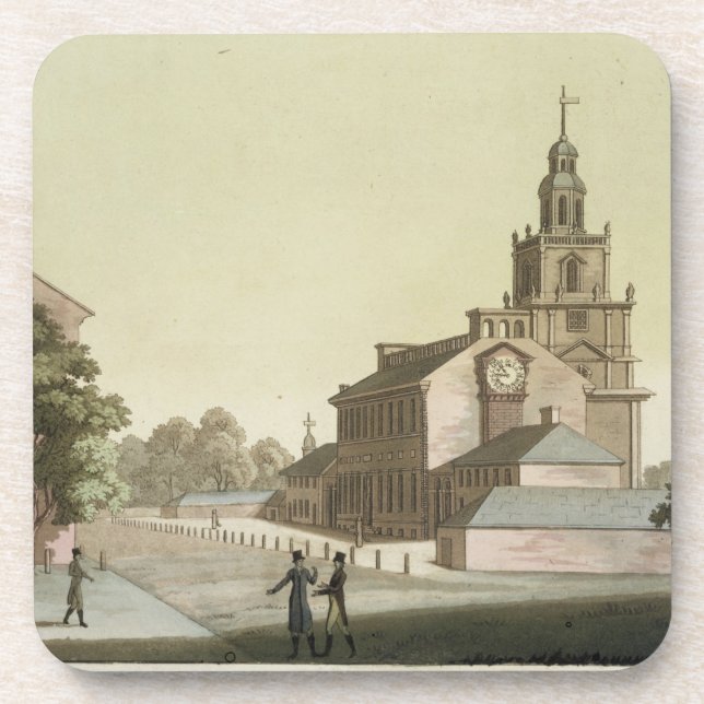 Porta-copo Independência Salão, Philadelphfia, Pensilvânia, (Frente)