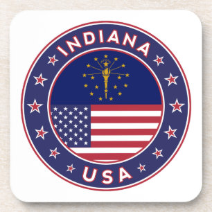 Porta-copo Indiana, t-shirt de Indiana, vinheta de Indiana,