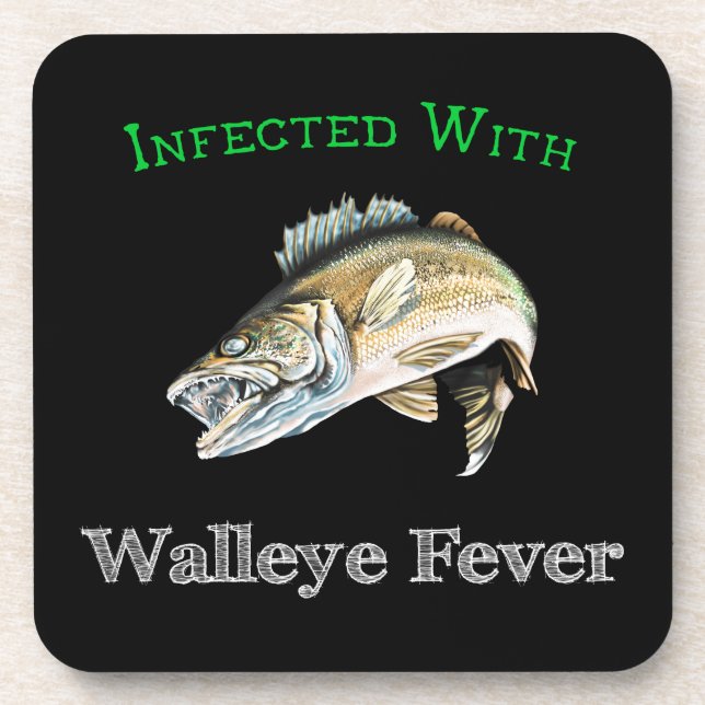 Porta-copo Infectado Com Febre Walleye (Frente)