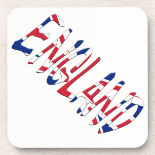 Porta-copo Inglaterra sobreposta à Union Jack Plast Coast Cr