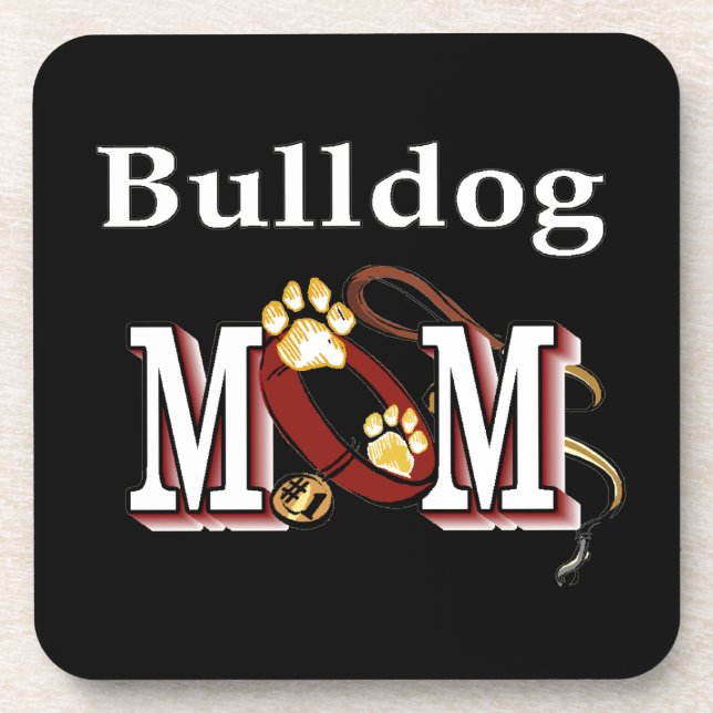 Porta-copo Inglês Bulldog Mãe Oferta (Frente)