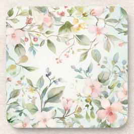 Porta-copo Inspirado em flores de maçã