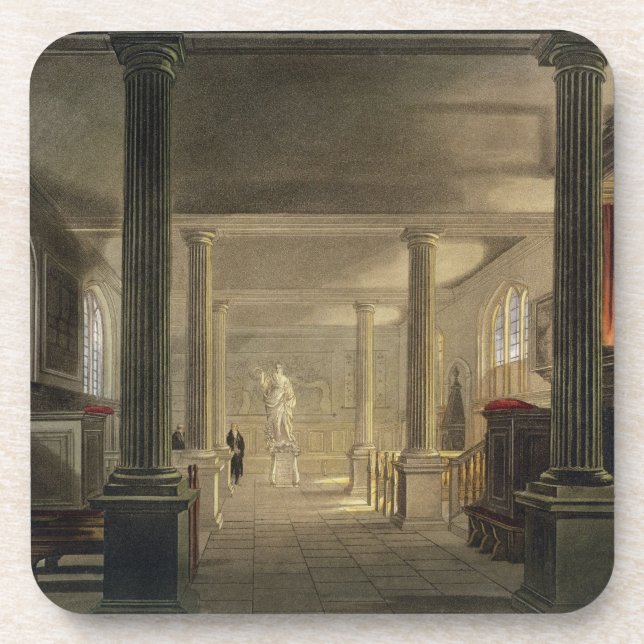 Porta-copo Interior da escola de direito, Cambridge, 'do H (Frente)