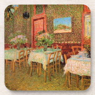 Porta-copo Interior de um Restaurante por Vincent van Gogh
