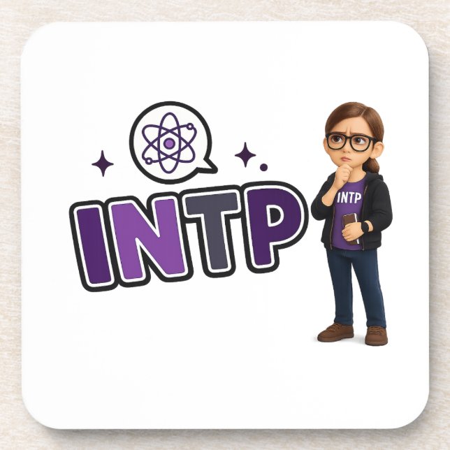 Porta-copo INTP — A Mente Investigadora (Frente)