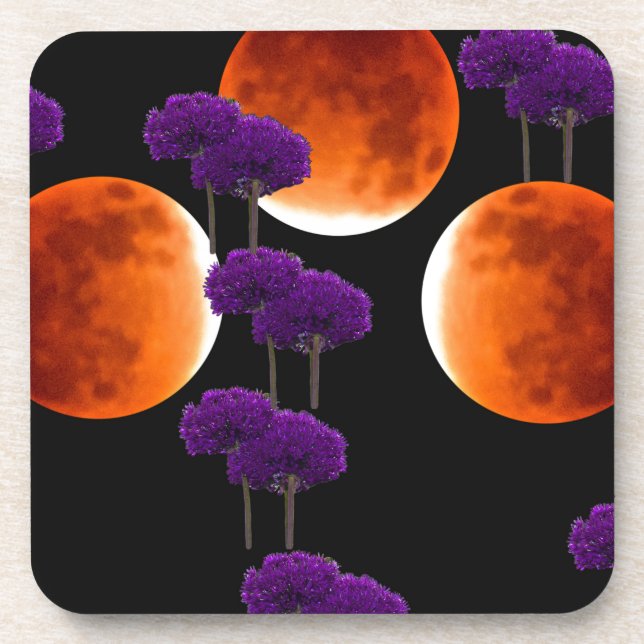 Porta-copo Intrusão Roxa (Frente)