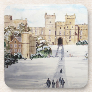 Porta-copo Inverno no Castelo de Windsor por Farida Greenfiel