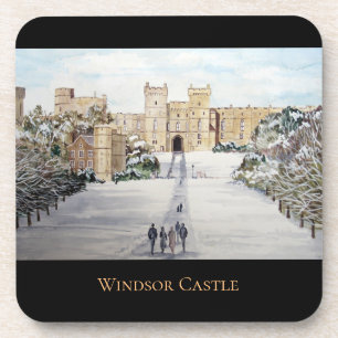 Porta-copo Inverno no Castelo de Windsor por Farida Greenfiel