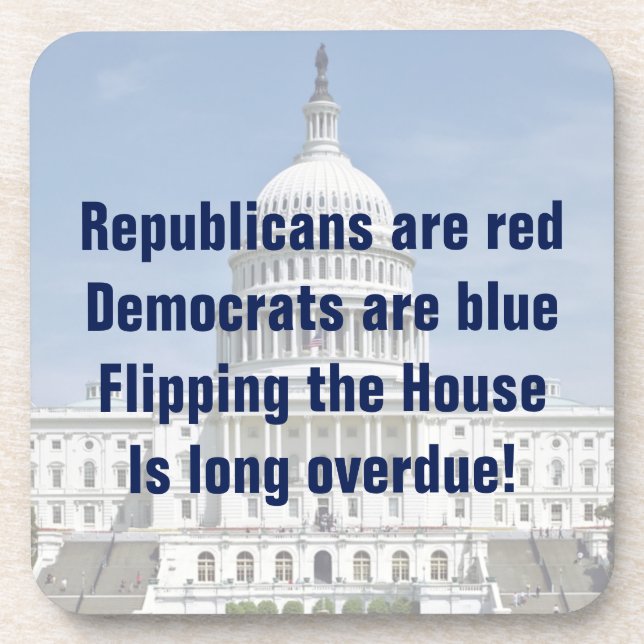 Porta-copo Invertendo a Câmara dos Representantes (Frente)