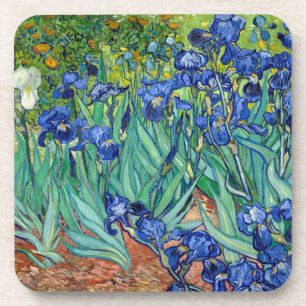 Porta-copo Irises Vincent van Gogh Floral Vintage Painting