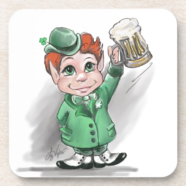 Porta-copo Irlandês Cheers! Descanso de copo (Frente)