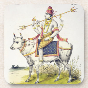 Porta-copo Ishana ou Shiva, gravado por C. de Motte (1785-183