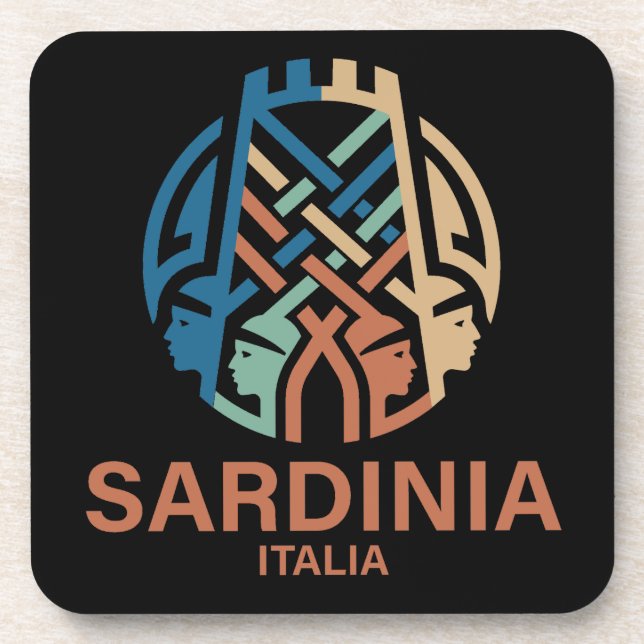 Porta-copo Isle of Sardinia Italy (Frente)