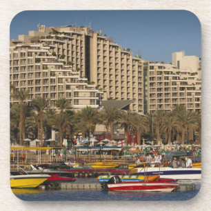 Porta-copo Israel, o Negev, Eilat, a praia do Mar Vermelho