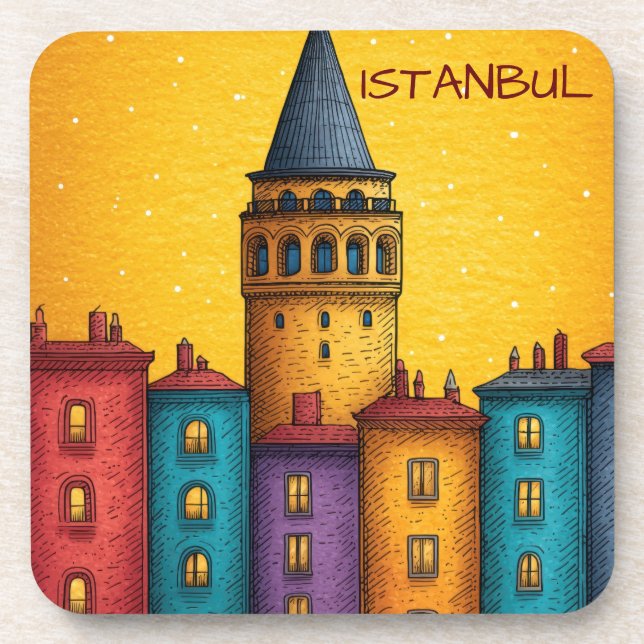 Porta-copo Istambul Turquia (Frente)