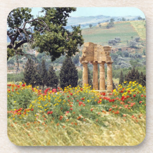 Porta-copo Itália, Sicília, Agrigento. As ruínas do