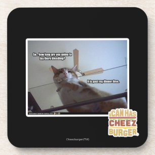 Porta-copo Já passou o meu tempo jante