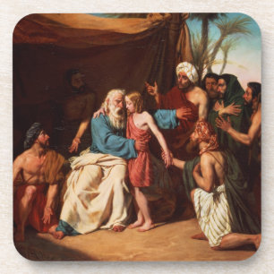 Porta-copo Jacob que recusa liberar Benjamin, 1829 (óleo em