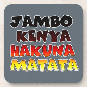 Porta-copo Jambo Kenya Hakuna Matata