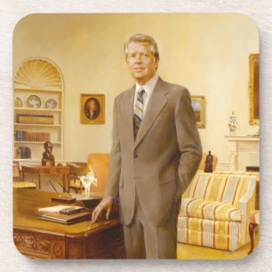 Porta-copo James Carter White House Retrato Presidencial