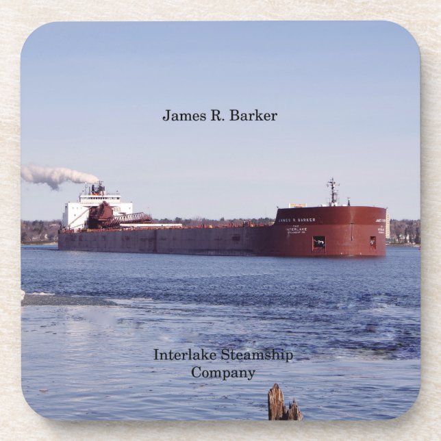 Porta-copo James R. Barker conjunto de 6 portas copos de plás (Frente)