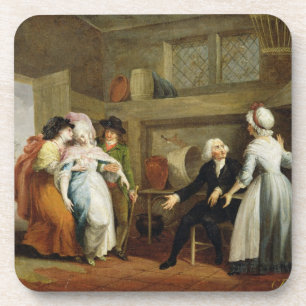 Porta-copo "Jantando nos Hayfields" (surpreendidos pelo Sr.