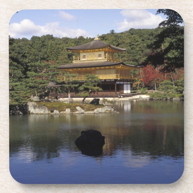 Porta-copo Japão, Quioto, Pavilhão de Ouros, Templo Zen (Frente)