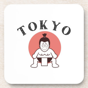 Porta-copo Japão Sumo Tóquio - Filho do Sol Branco