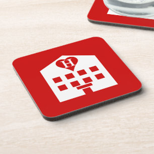 Porta-copo Japonês Emoji do hotel do amor