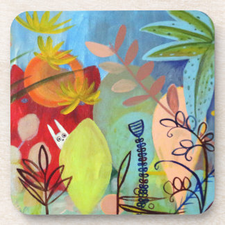 Porta-copo jardim mágico