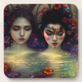 Porta-copo Jardim Místico: Sonhos Florais