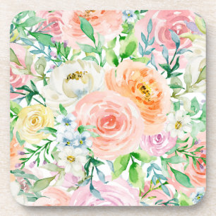 Porta-copo Jardim romântico de Pastel
