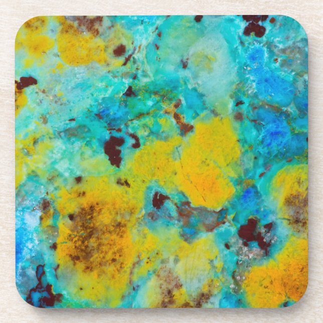 Porta-copo Jasper Crisocola Azul (Frente)