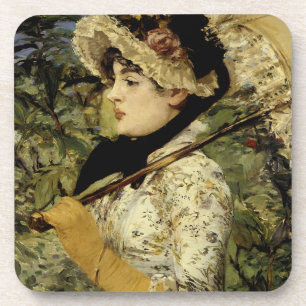 Porta-copo Jeanne: Primavera 1881 por Manet