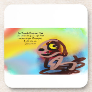 Porta-copo Jesus aqui