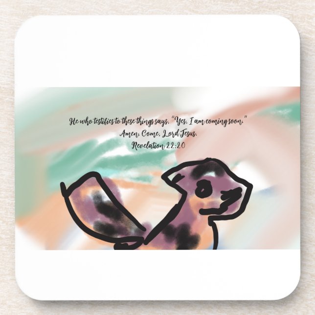 Porta-copo jesus coming  (Frente)