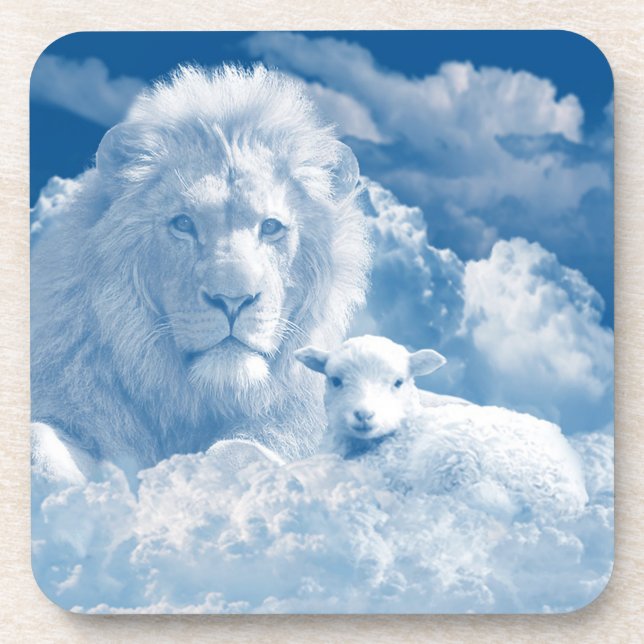 PORTA-COPO JESUS O LAMB E JESUS O LÍON (Frente)